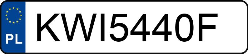 Numer rejestracyjny KWI 5440F posiada PEUGEOT 207 - KWI5440F