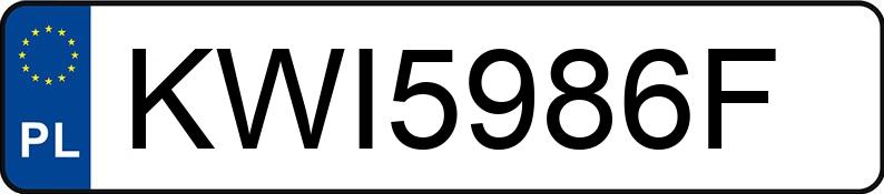 Numer rejestracyjny KWI 5986F posiada RENAULT Trafic 1.6 dCi MR`14 E6 3.1t L1H1P2 Pack Clim - KWI5986F