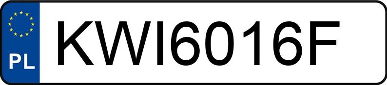 Numer rejestracyjny KWI 6016F posiada MERCEDES-BENZ SL 500 - KWI6016F