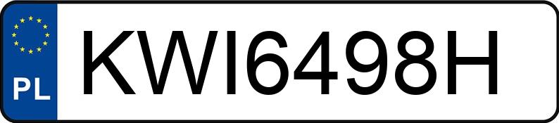 Numer rejestracyjny KWI 6498H posiada BMW 320 Touring Diesel Kat. MR`98 E46 320 Touring Diesel Kat. MR`98 E46 - KWI6498H