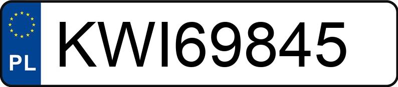 Numer rejestracyjny KWI 69845 posiada MAZDA 3 - 2.0 MR`14 E5 SkyMotion Aut. - KWI69845