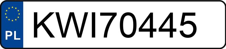 Numer rejestracyjny KWI 70445 posiada BMW 740i Kat. E38 740i Kat. E38 - KWI70445
