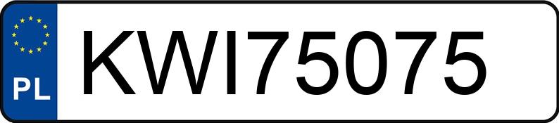 Numer rejestracyjny KWI 75075 posiada SUZUKI SWIFT - KWI75075 Numer rejestracyjny KWI 75075 posiada SUZUKI SWIFT - KWI75075