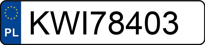 Numer rejestracyjny KWI 78403 posiada BMW 328i Kat. MR`98 E46 328i Kat. MR`98 E46 - KWI78403