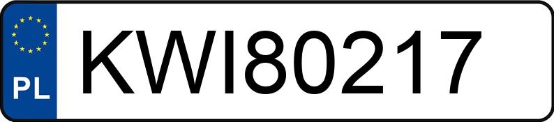 Numer rejestracyjny KWI 80217 posiada SMART MCC - KWI80217 Numer rejestracyjny KWI 80217 posiada SMART MCC - KWI80217