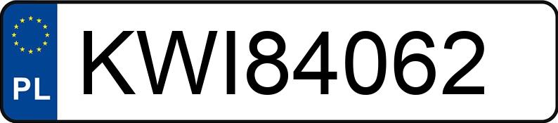 Numer rejestracyjny KWI 84062 posiada PEUGEOT EXPERT - KWI84062