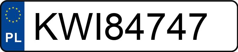 Numer rejestracyjny KWI 84747 posiada BMW 320 D - KWI84747 Numer rejestracyjny KWI 84747 posiada BMW 320 D - KWI84747