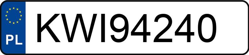 Numer rejestracyjny KWI 94240 posiada OPEL COMBO-C - KWI94240 Numer rejestracyjny KWI 94240 posiada OPEL COMBO-C - KWI94240