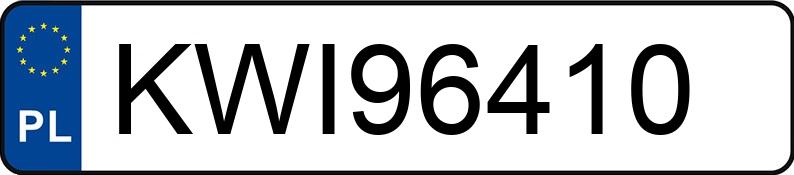 Numer rejestracyjny KWI 96410 posiada FIAT PUNTO - KWI96410