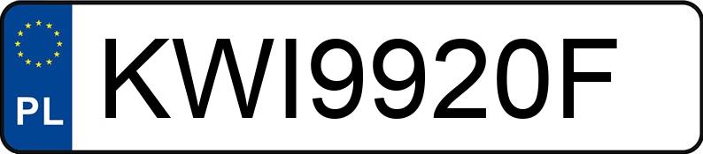 Numer rejestracyjny KWI 9920F posiada SEAT LEON - KWI9920F