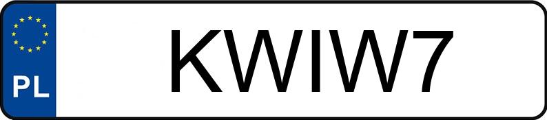 Numer rejestracyjny KWI W7 posiada MERCEDES-BENZ 190 E - KWIW7 Numer rejestracyjny KWI W7 posiada MERCEDES-BENZ 190 E - KWIW7