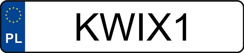 Numer rejestracyjny KWI X1 posiada BMW 320i Kat. E30 320i Kat. E30 - KWIX1