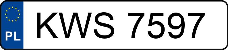 Numer rejestracyjny KWS 7597 posiada FORD Escort XR3i 1.6 MR`86 Escort XR3i 1.6 MR`86 - KWS7597