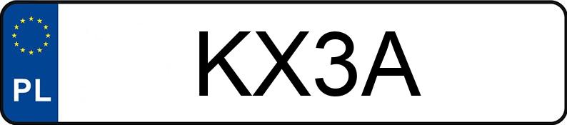 Numer rejestracyjny KX 3A posiada TOYOTA Land Cruiser 100 4.7 E3 Land Cruiser 100 4.7 E3 - KX3A
