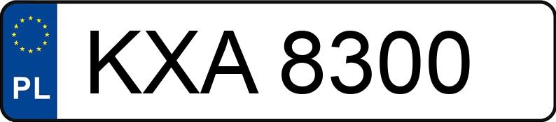 Numer rejestracyjny KXA 8300 posiada FSO Polonez Truck MR`93 2.3t 1.6 GLI DC - KXA8300