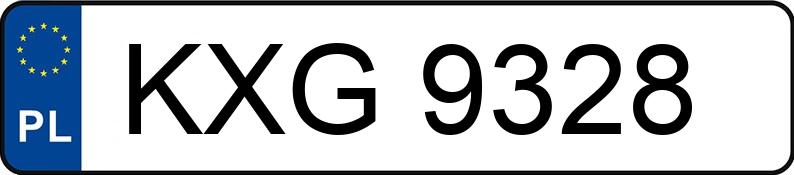 Numer rejestracyjny KXG 9328 posiada FSO POLONEZ 1,6 - KXG9328
