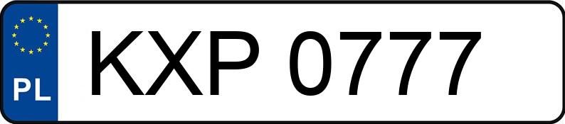 Numer rejestracyjny KXP 0777 posiada FSO Polonez Truck MR`93 2.3t 1.6 GLI DC - KXP0777