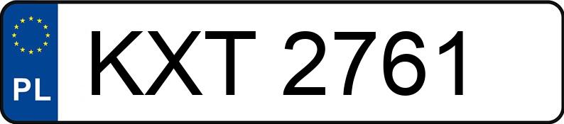 Numer rejestracyjny KXT 2761 posiada FSO POLONEZ - KXT2761 Numer rejestracyjny KXT 2761 posiada FSO POLONEZ - KXT2761