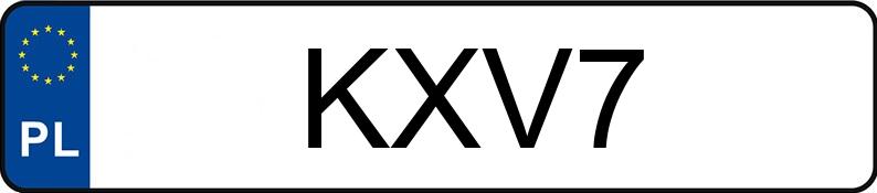 Numer rejestracyjny KXV 7 posiada NISSAN Altima MR`13 SL - KXV7 Numer rejestracyjny KXV 7 posiada NISSAN Altima MR`13 SL - KXV7