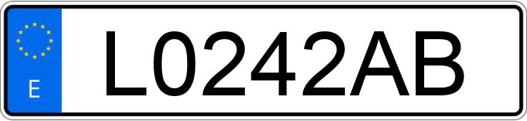 Numer rejestracyjny L0242AB posiada SCANIA 143 420