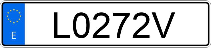 Numer rejestracyjny L0272V posiada NISSAN PATROL