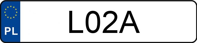 Numer rejestracyjny L02A posiada JAGUAR S-Type 3.0 MR`99 High