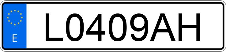 Numer rejestracyjny L0409AH posiada RENAULT MEGANE SCENIC RXE 1.6 Numer rejestracyjny L0409AH posiada RENAULT MEGANE SCENIC RXE 1.6