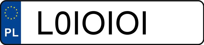 Numer rejestracyjny L0IOIOI posiada BMW 520D Numer rejestracyjny L0IOIOI posiada BMW 520D