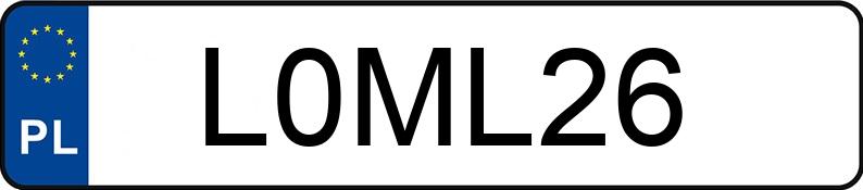 Numer rejestracyjny L0ML26 posiada MASERATI Quattroporte MR`08 E4 S