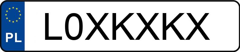 Numer rejestracyjny L0XKXKX posiada MERCEDES-BENZ S 350 MR`05 E4 221 S 350 MR`05 E4 221