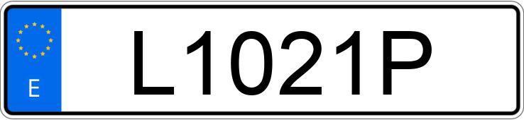 Numer rejestracyjny L1021P posiada OPEL CORSA