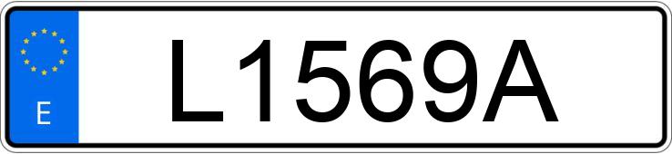 Numer rejestracyjny L1569A posiada MORRIS MINI Numer rejestracyjny L1569A posiada MORRIS MINI