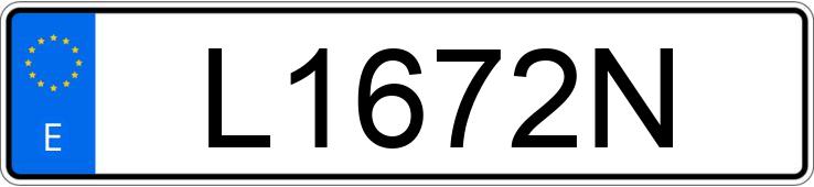 Numer rejestracyjny L1672N posiada ALFA ROMEO 33