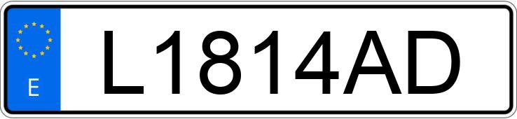 Numer rejestracyjny L1814AD posiada OPEL FRONTERA