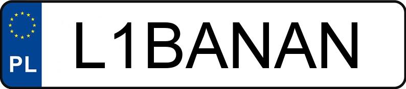 Numer rejestracyjny L1BANAN posiada AUDI S3 Quattro 2.0 TFSI MR`16 E6 8V S3 Quattro 2.0 TFSI MR`16 E6 8V