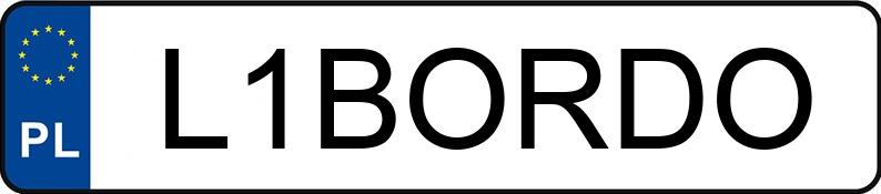 Numer rejestracyjny L1BORDO posiada AUDI A8 Numer rejestracyjny L1BORDO posiada AUDI A8