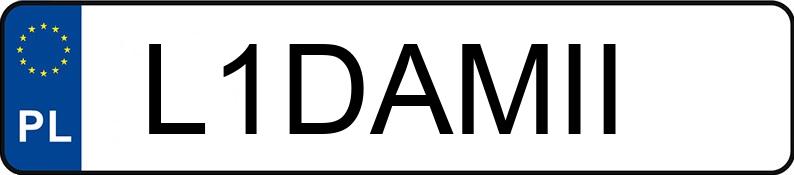 Numer rejestracyjny L1DAMII posiada VOLKSWAGEN GOLF 2.0 GTI Numer rejestracyjny L1DAMII posiada VOLKSWAGEN GOLF 2.0 GTI