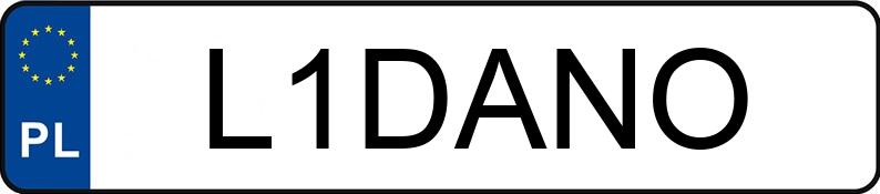 Numer rejestracyjny L1DANO posiada AUDI A6 AVANT Numer rejestracyjny L1DANO posiada AUDI A6 AVANT