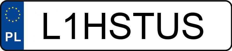 Numer rejestracyjny L1HSTUS posiada JAGUAR F-TYPE