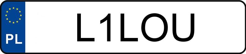 Numer rejestracyjny L1LOU posiada AUDI A4 1.8 T