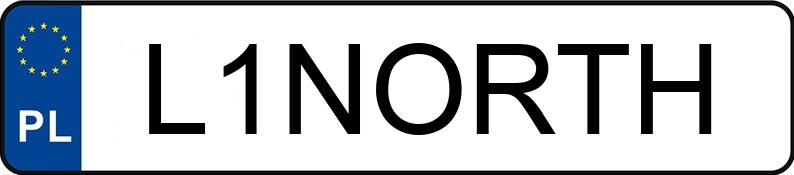 Numer rejestracyjny L1NORTH posiada AUDI A4 CABRIO