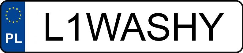 Numer rejestracyjny L1WASHY posiada PEUGEOT EXPERT 1.6 HDI