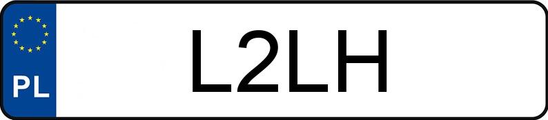 Numer rejestracyjny L2LH posiada DODGE Grand Caravan 3.6 Kat. MR`11 SXT Aut.