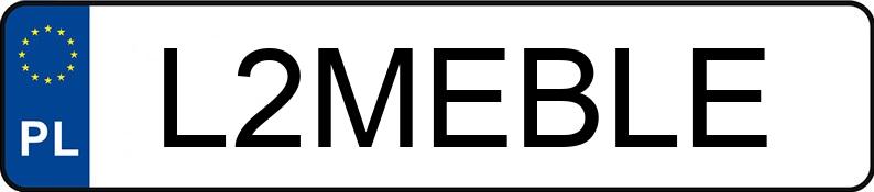 Numer rejestracyjny L2MEBLE posiada FIAT DUCATO