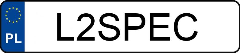 Numer rejestracyjny L2SPEC posiada BMW 530 DAT