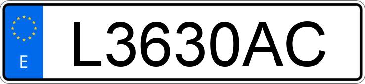 Numer rejestracyjny L3630AC posiada LAND ROVER DISCOVERY