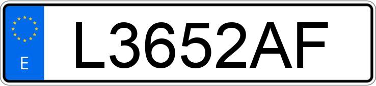 Numer rejestracyjny L3652AF posiada HONDA CIVIC