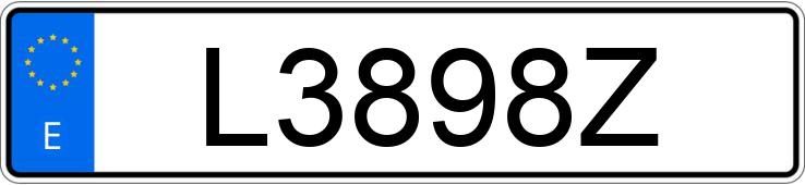 Numer rejestracyjny L3898Z posiada TOYOTA CELICA Numer rejestracyjny L3898Z posiada TOYOTA CELICA