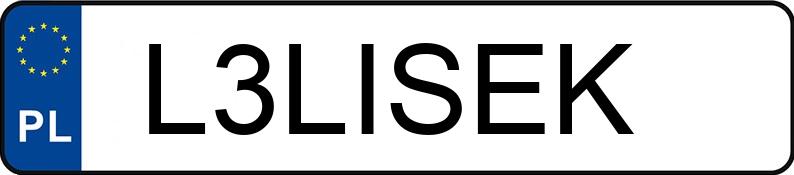 Numer rejestracyjny L3LISEK posiada BMW 530D Numer rejestracyjny L3LISEK posiada BMW 530D