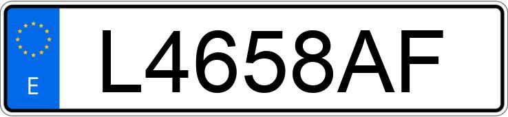 Numer rejestracyjny L4658AF posiada MERCEDES VITO